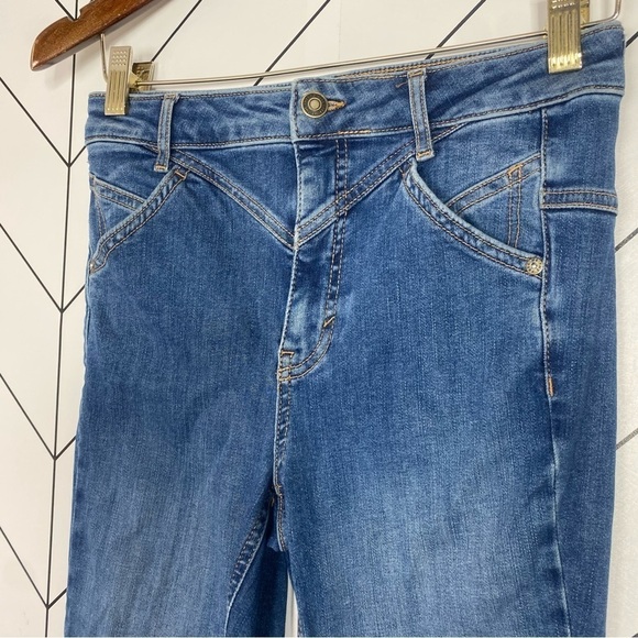 Free People We The Free Women's Blue Denim Jeans - Picture 3 of 8